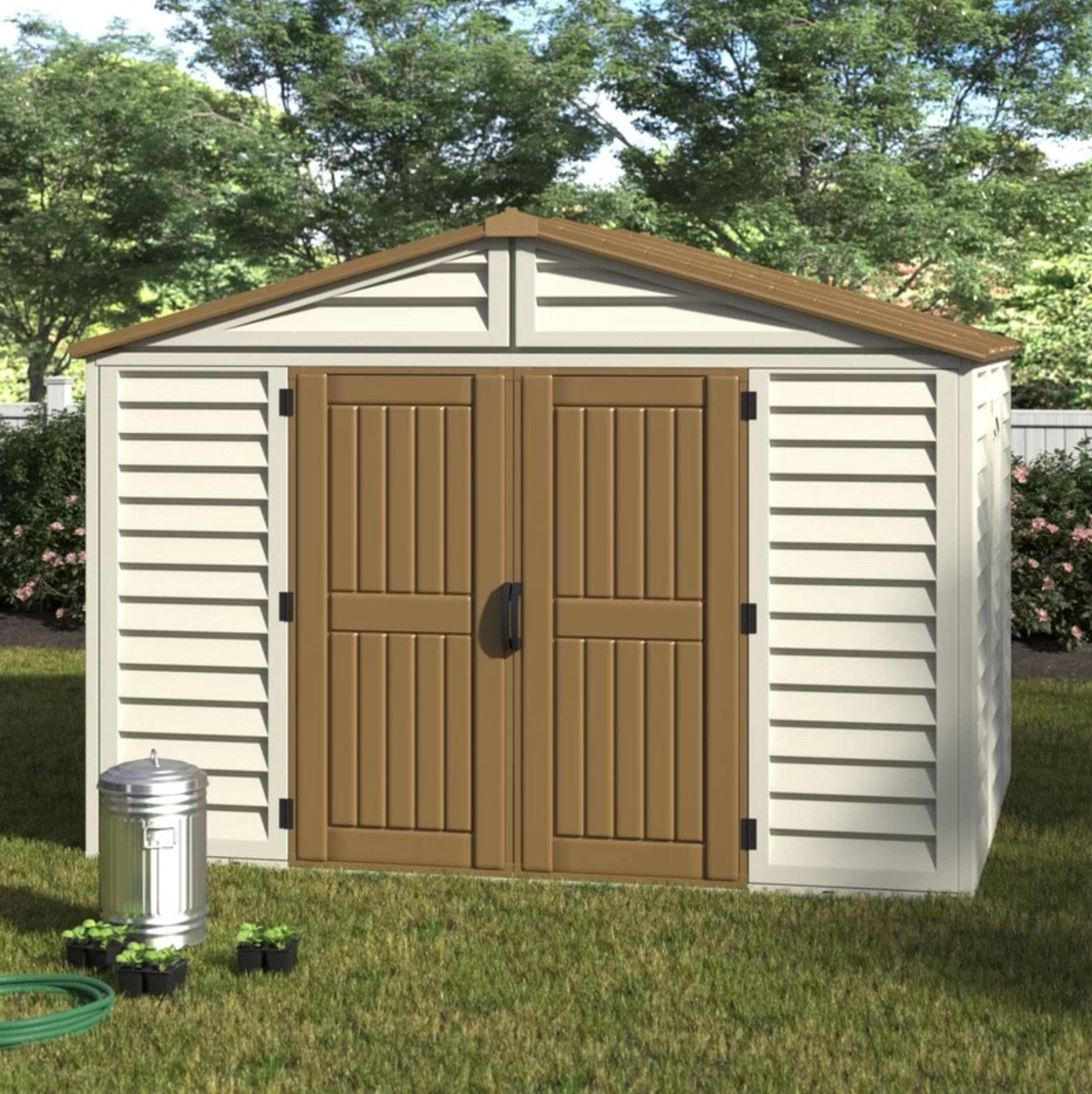 Abri de jardin en PVC WoodStyle Premium 10,56m²