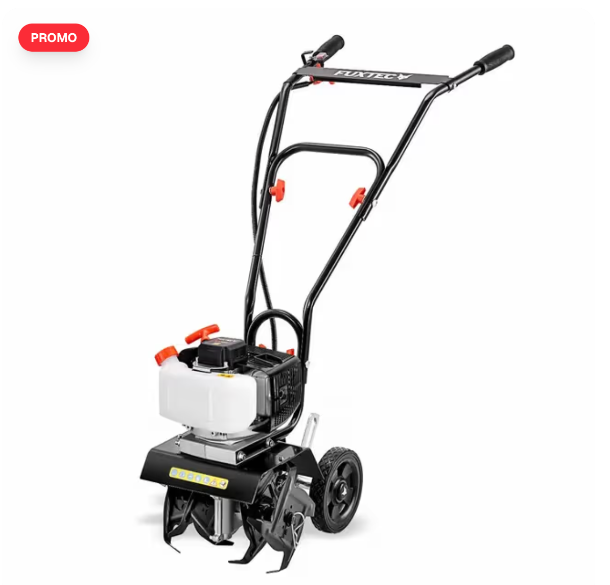 FUXTEC FX-AF152 Fraiseuse agricole, motoculteur - moteur 2 temps et largeur 23 cm, 51,6 ccm, profondeur de fraisage 70mm