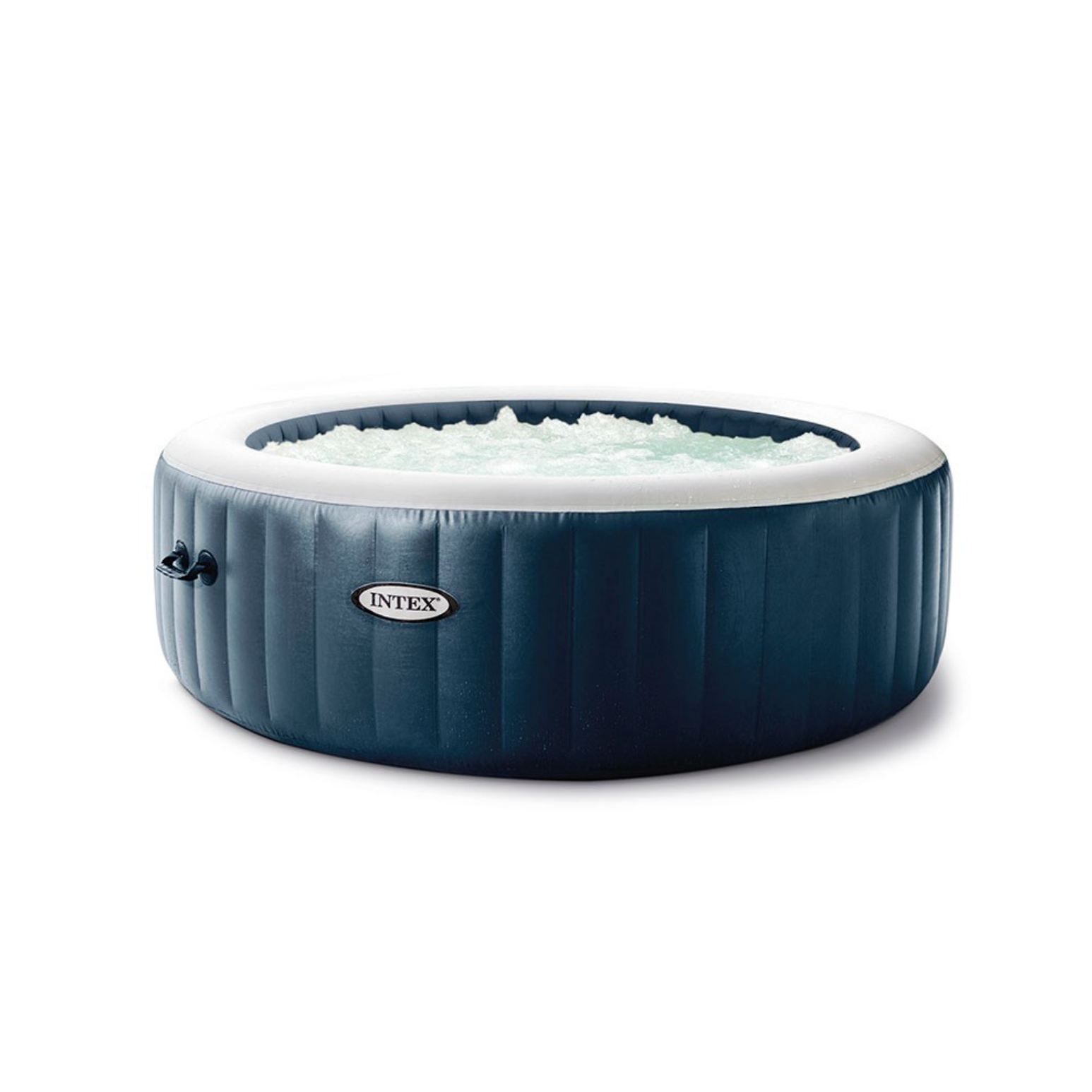 Spa Gonflable – INTEX – Blue Navy 4 places + Couverture Thermique – DESTOCKAGE