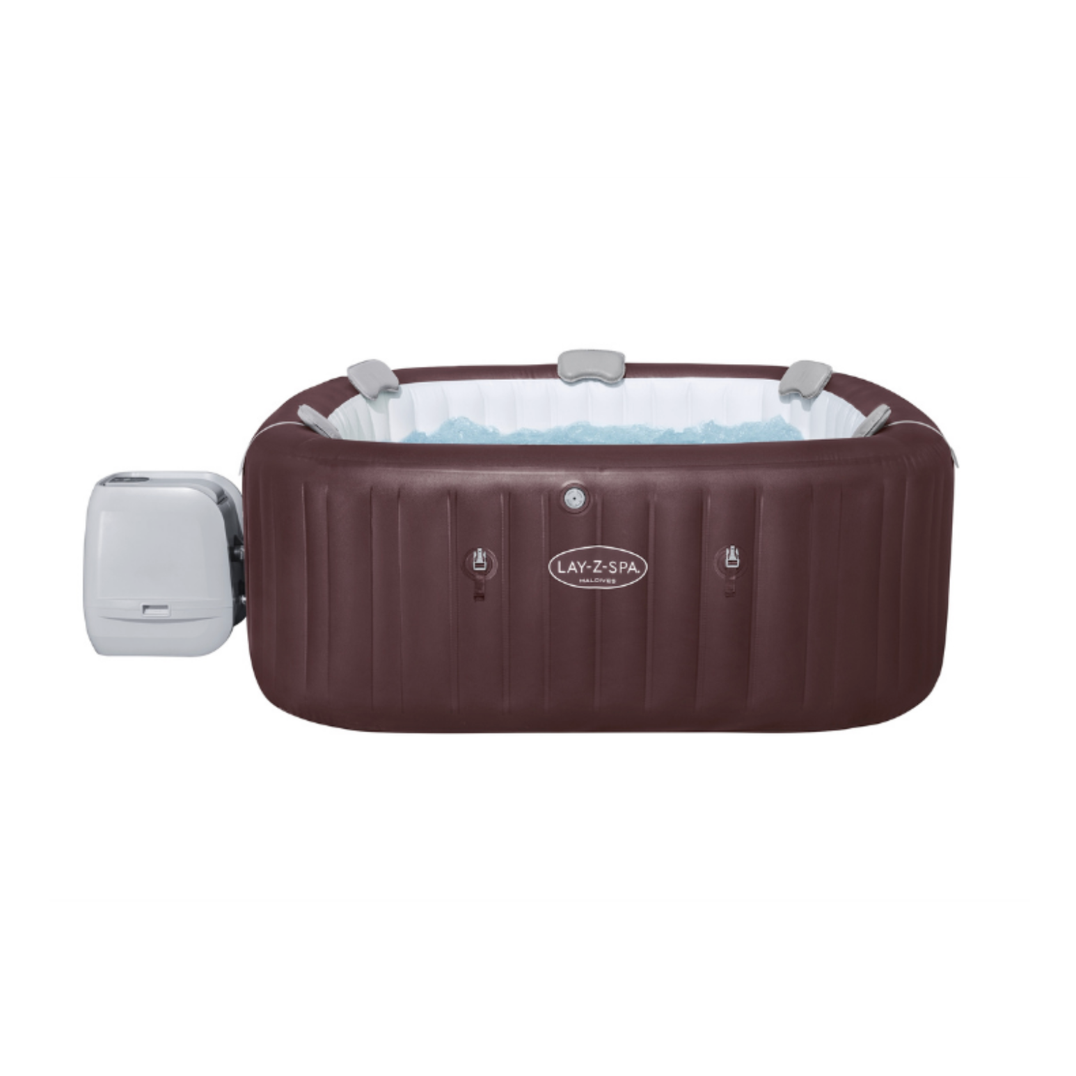 Spa Gonflable – BESTWAY – Lay-Z-Spa Maldives HydroJet Pro 5-7 places + Couverture Thermique – DESTOCKAGE