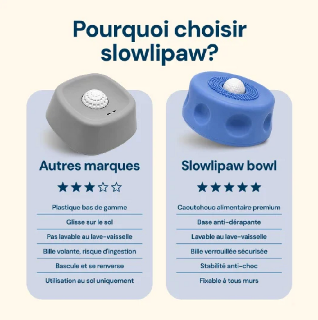 Slowli - La gamelle qui calme ton chien