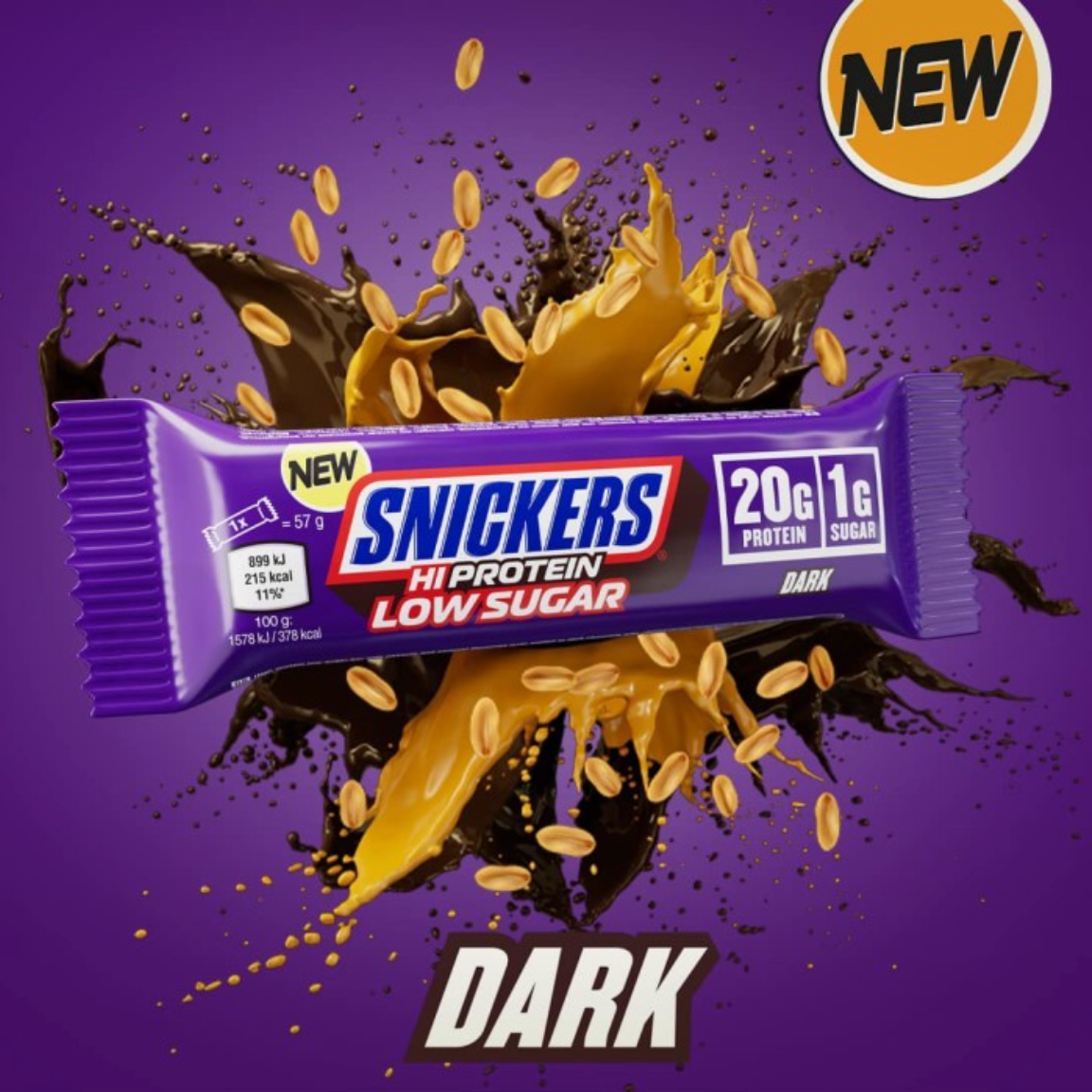 Snickers Hi Protein / Low Sugar / Dark