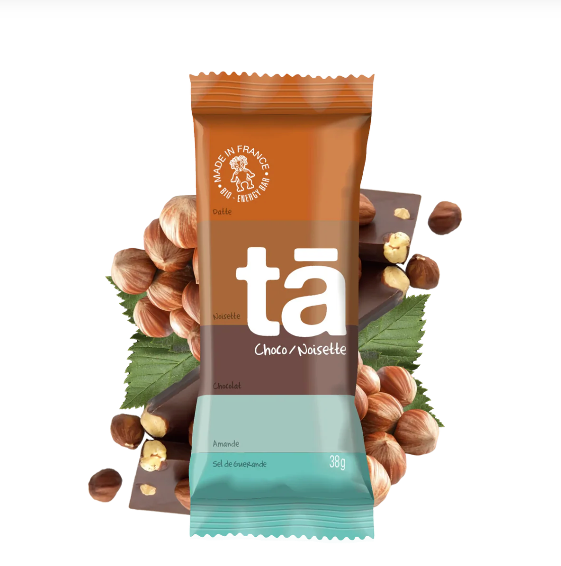 Barre énergétique bio Choco/Noisette