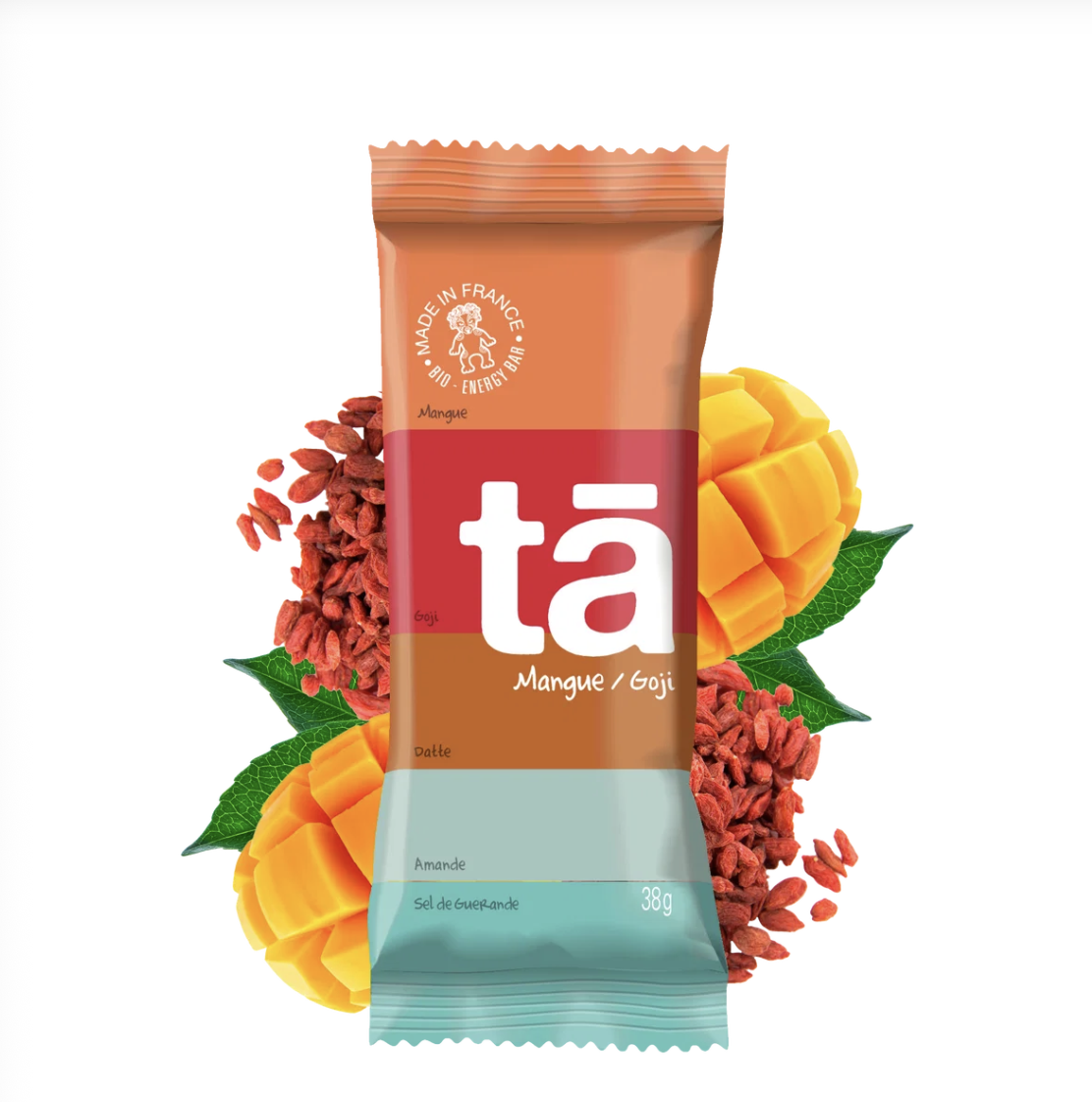Barre énergétique bio mangue goji